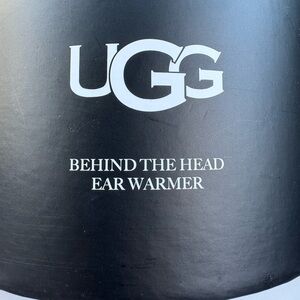 UGG Leather Shearling Ear Warmer